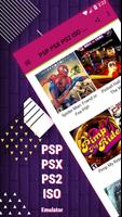 PSP PS2 Emulator, PPSSPP PS2,PSP emulator Affiche