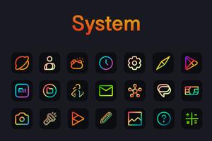Neon Icon Pack ảnh chụp màn hình 1