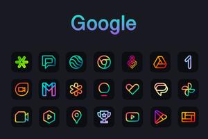 Neon Icon Pack ảnh chụp màn hình 2