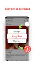 Downloader wideo na Instagram plakat