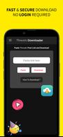 Downloader For Threads پوسٹر