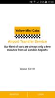 Yellow Mini Cabs الملصق