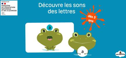 Corneille ABC sons des lettres โปสเตอร์