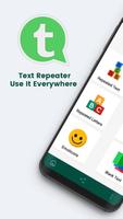 Text Repeater - WASticker App Text Generator โปสเตอร์