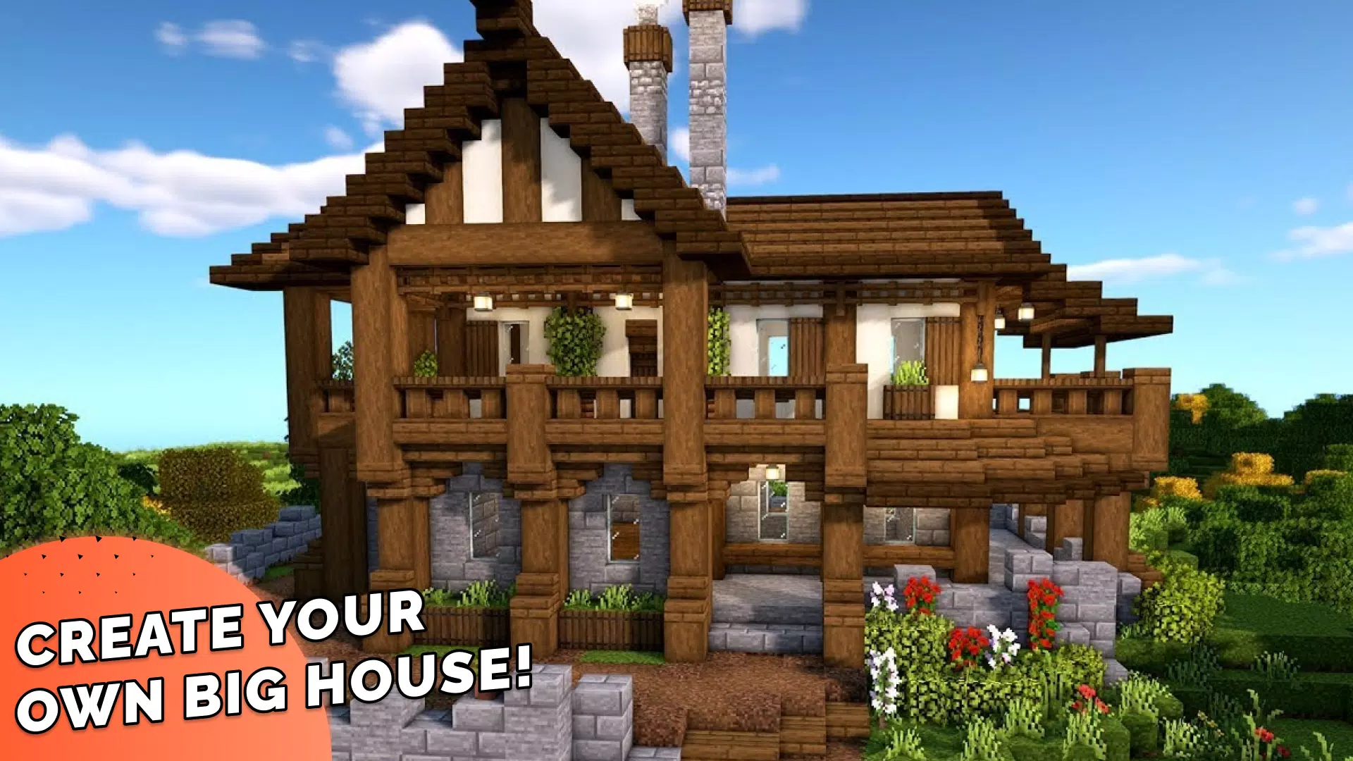 casas medievais grandes minecraft