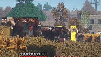 Zombie apocalypse in minecraft اسکرین شاٹ 1