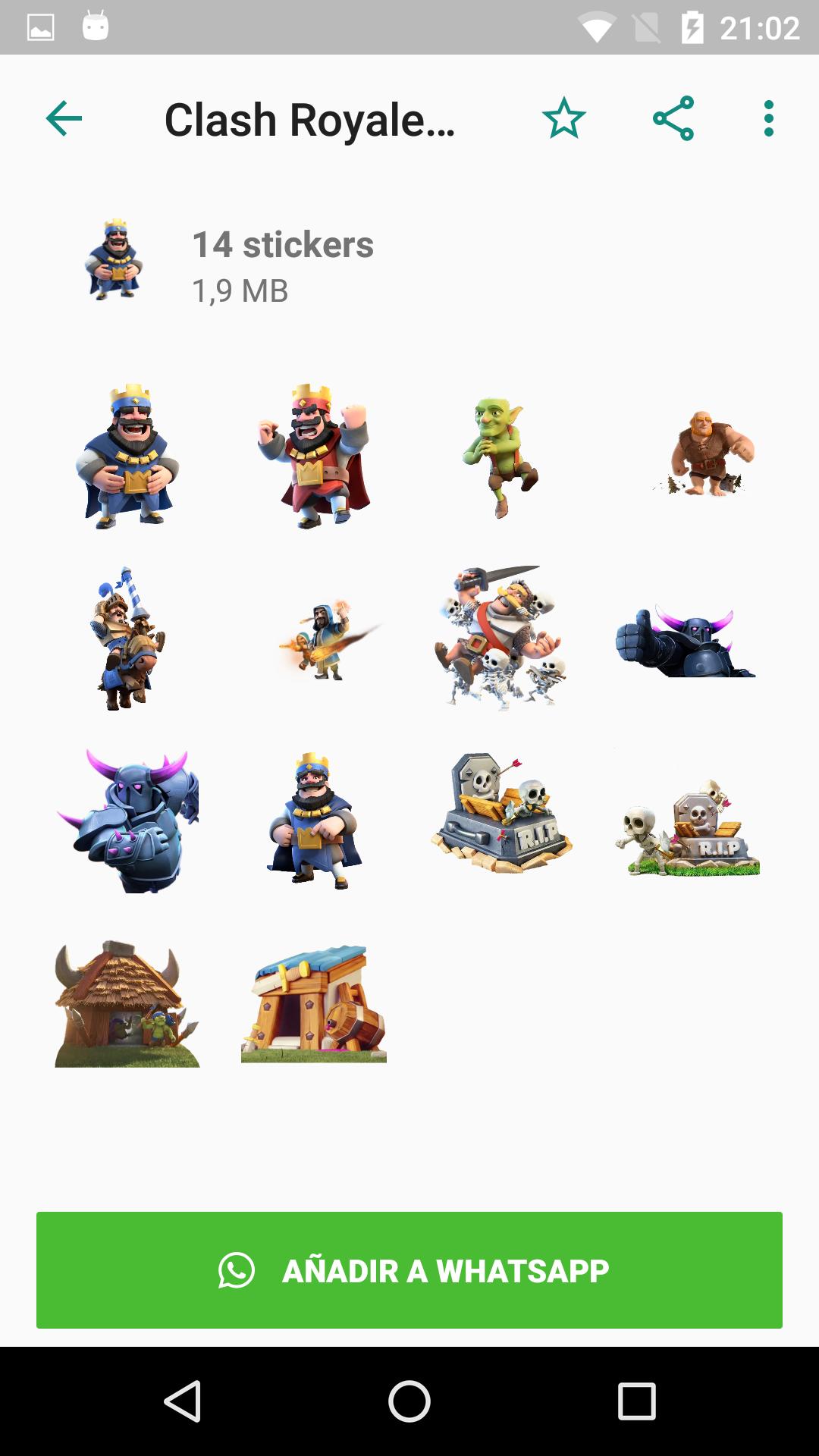 Clash Royale Stickers Wastickers Wastickerapps For Android