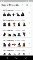 Game of Thrones Stickers скриншот 1