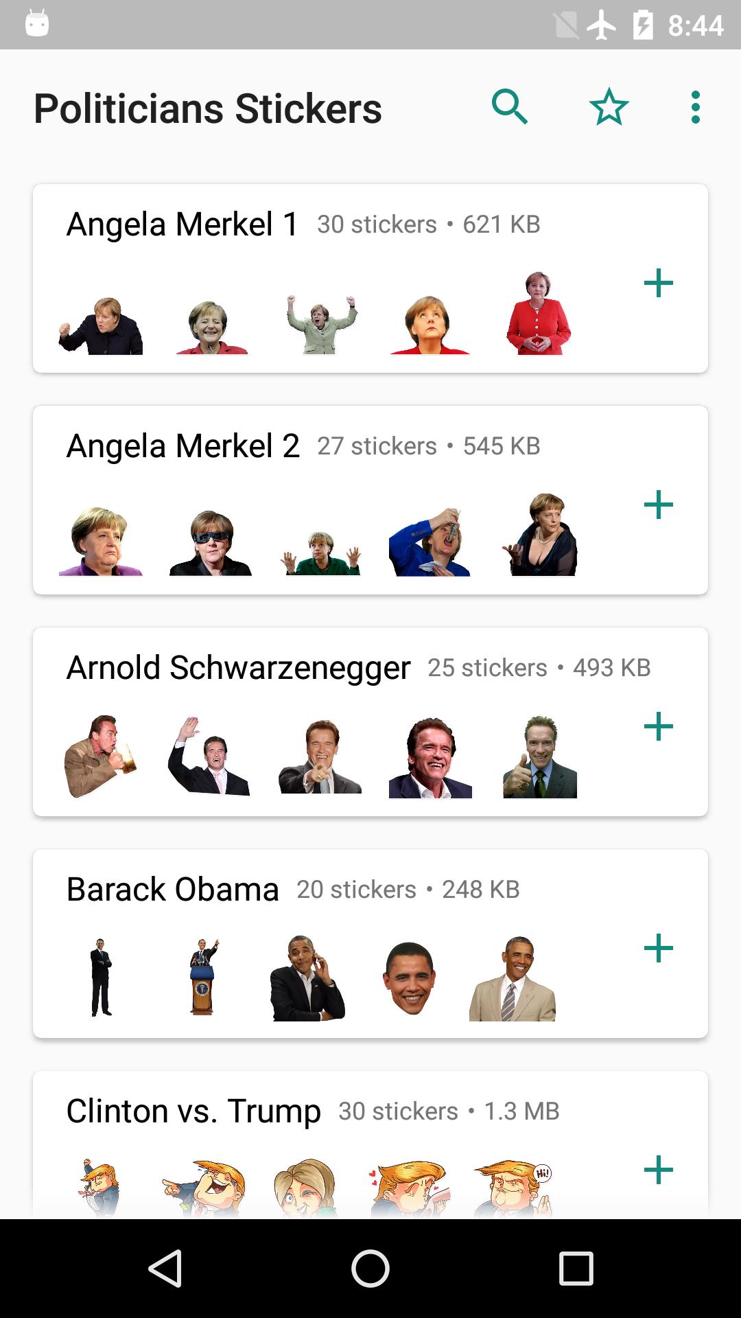 Politicians Stickers Xd83cxddfaxd83cxddf8 Wastickers Wastickerapps For Android