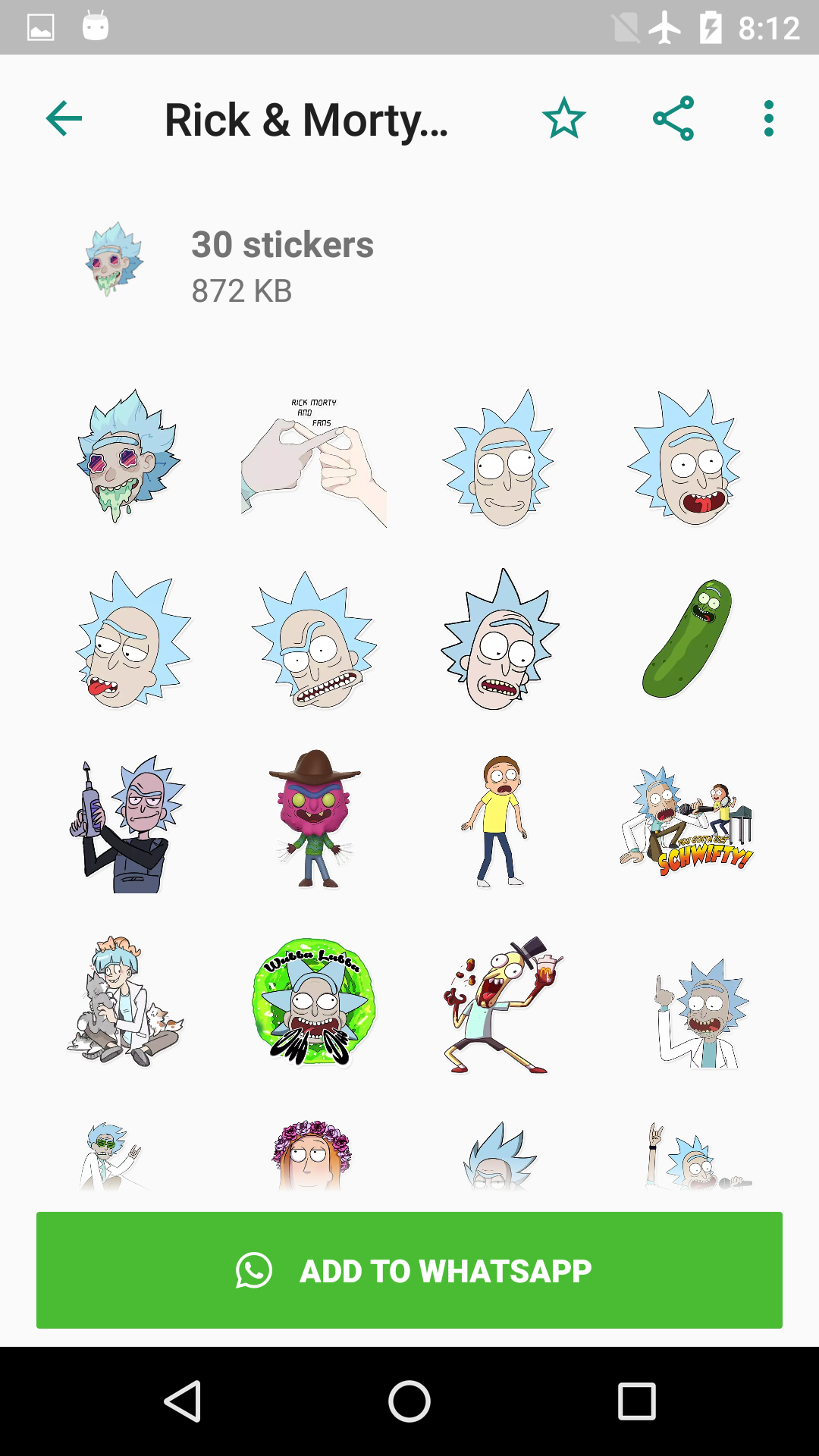 Rick Morty Stickers Wastickers Wastickerapps Apk 102