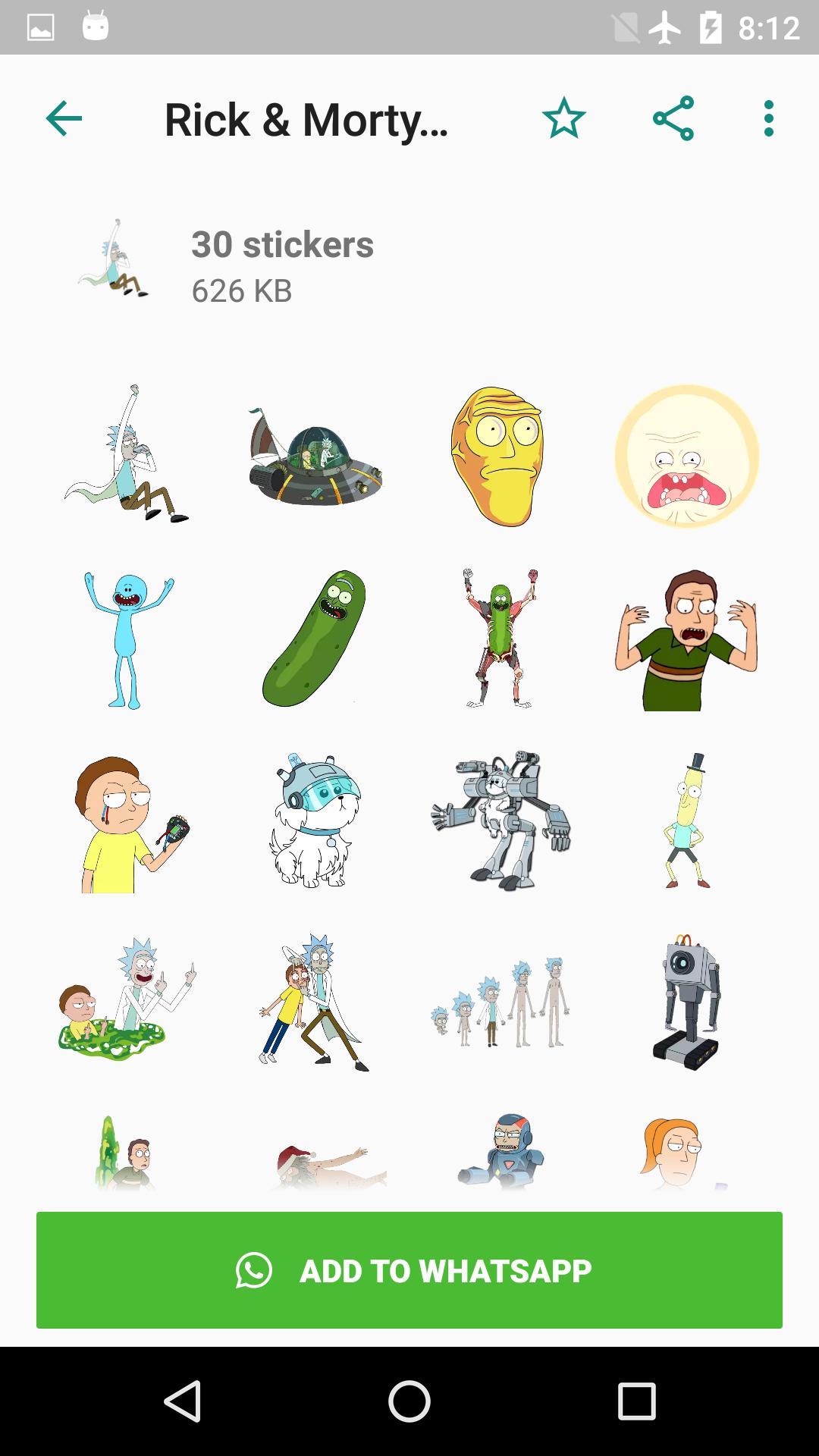 Rick Morty Stickers For Android Apk Download