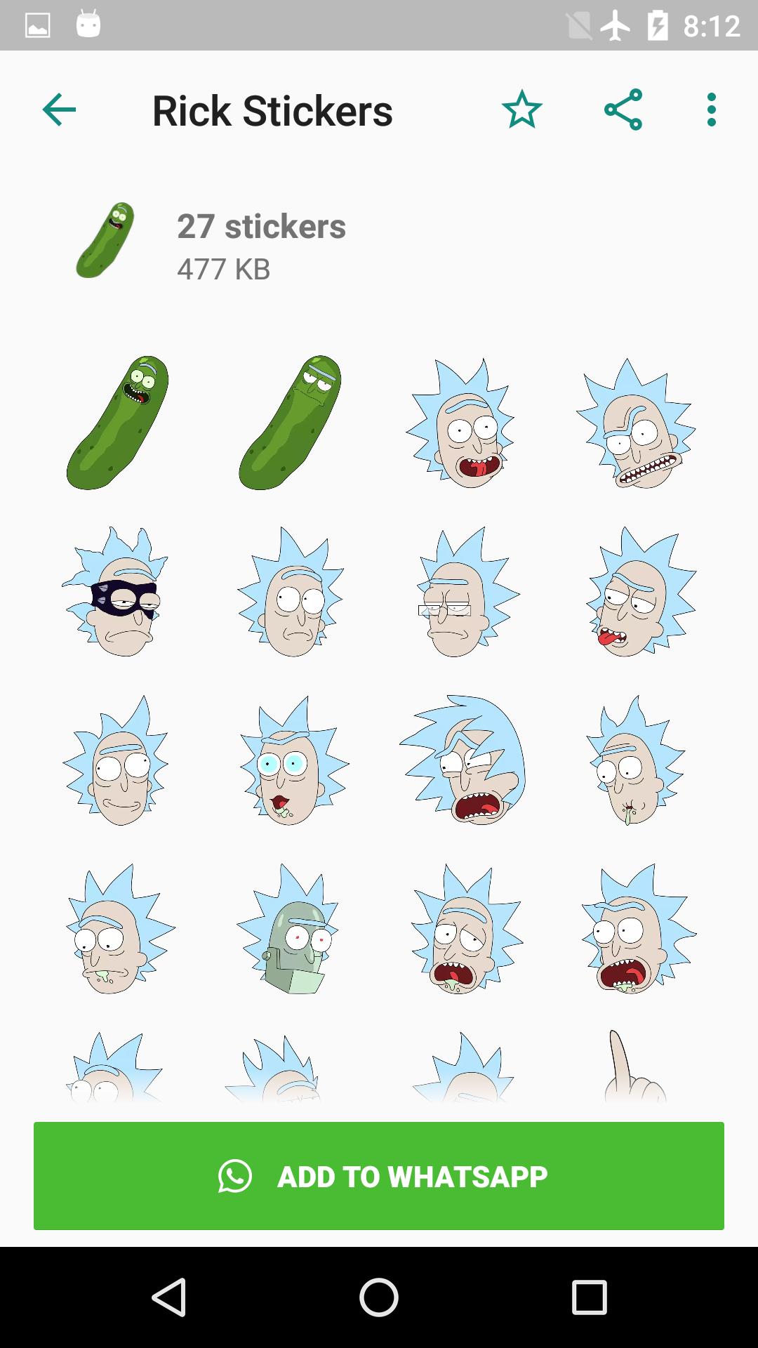 Rick Morty Stickers For Android Apk Download