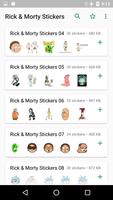 Rick & Morty Stickers Affiche