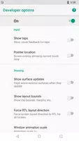 Developer Options تصوير الشاشة 6
