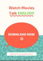 Learn and speak English with v poster