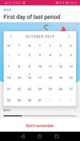 برنامه‌نما Period Tracker عکس از صفحه