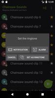Chainsaw sounds capture d'écran 3
