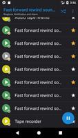 Fast forward rewind sounds ภาพหน้าจอ 1