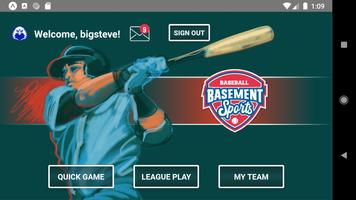 Basement Baseball Affiche