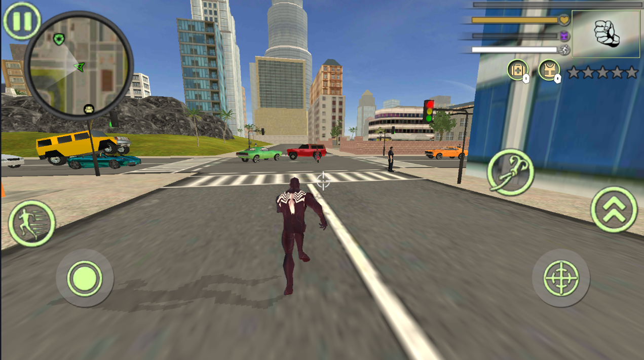 Neon Spider Rope Hero : Vice Town screenshot 1