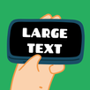 Large Text: Signboard APK