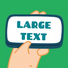 Скачать Large Text: Banner Creator APK