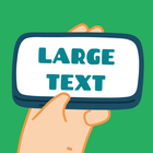 Large Text icon