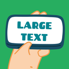 Large Text icône
