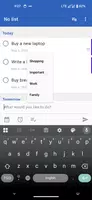 To-do list screenshot 2
