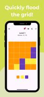 Color Flood: Logic Puzzle screenshot 1