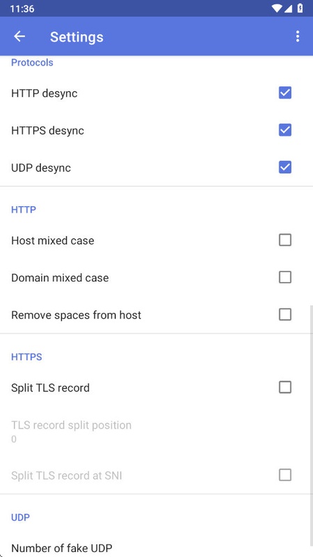 ByeByeDPI screenshot 4
