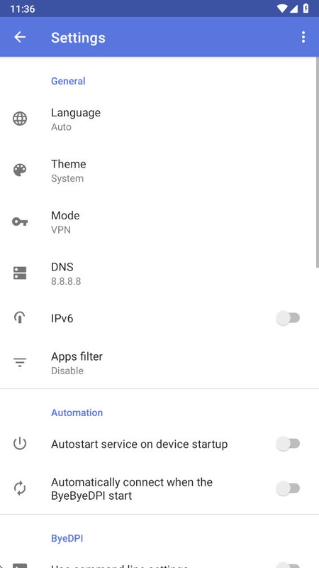 ByeByeDPI screenshot 9
