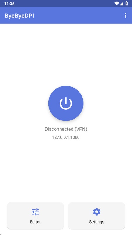 ByeByeDPI screenshot 1