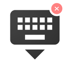 آیکون‌ No Keyboard: Hideable keyboard