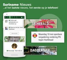Suriname Nieuws-poster