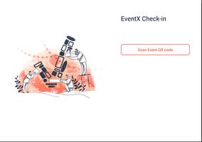 Event Check-in App | EventX पोस्टर