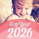 年賀状 2026 おしゃれ年賀状　自宅プリンター対応 APK