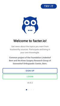 Facter.Io - Track Your Research Interests 海报