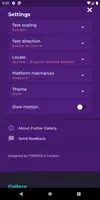 Flutter Gallery screenshot 1