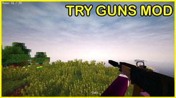 Mods Guns dla MCPE plakat