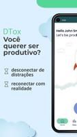 Dtox: tempo de tela / pomodoro Cartaz
