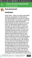 Droit Administratif capture d'écran 1