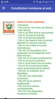 Constitution Ivoirienne Poster
