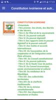 Constitution Ivoirienne Affiche