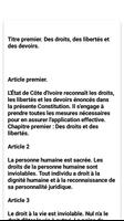 Constitution Ivoirienne screenshot 1