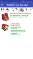 Constitution du Cameroun ポスター