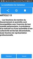 Constitution du Cameroun ภาพหน้าจอ 2