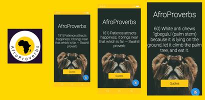 Afro Proverbs capture d'écran 2