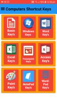 Computer Softwere Shortcut Key постер