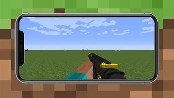 Guns  For Minecraft PE-3D スクリーンショット 1